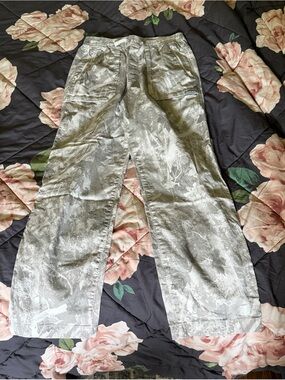 abercrombie kids Gray/Beige Camouflage Cargo Pants